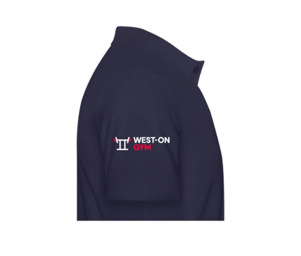 Polo Park 26 cotton navy, right sleeve view